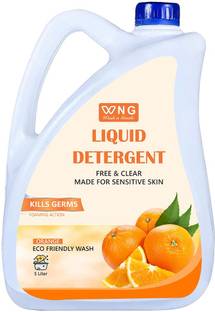 WNG Laundry Liquid Detergent For All Types Of Machine And Hand Wash Multi-Fragrance Liquid Detergent