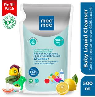 MeeMee Baby liquid cleanser refill for bottle ,food grade,accessories, kills 99% germ Liquid Detergent