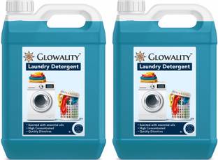 GLOWALITY Super Matic Machine Detergent With Fresh Fragrance combo Classic Liquid Detergent