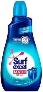 Surf Excel Matic Top Load Liquid Detergent, Stain Removal in washing Machines - 1L Fresh Liquid Detergent