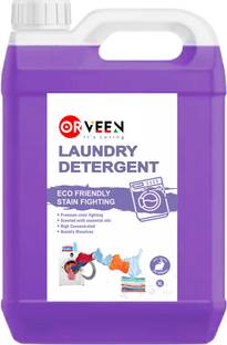 Orveen Liquid detergent 5L , For Top Load & Front Load Washing Machine, Premium Quality Fresh Liquid Detergent