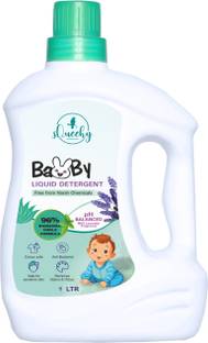 SQUEEKY Baby Laundry Detergent 1 L | pH Balanced, Anti-Bacterial | Soft on Hands Fresh Liquid Detergent
