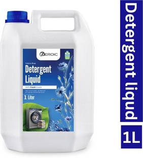 ZEROIC Fabric Blue Detergent Liquid, fragrance as pure as new clothes, Removes Stains, Fresh Liquid Detergent