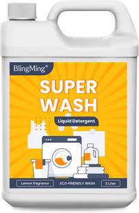 BlingMing Introducing SunShine Clean Natural, Vegan-Friendly, Front-Top Load Machine Lime Liquid Detergent