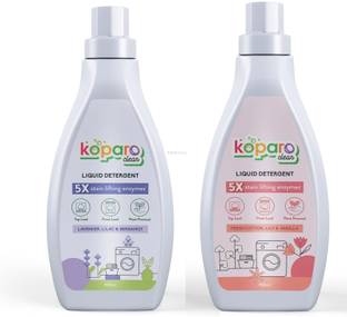 Koparo Natural Laundry Liquid Detergent| | Lavender & Lily Multipack Multi-Fragrance Liquid Detergent
