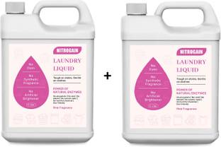 Nitrogain Liquid Detergent For all Type Of Cloth,Handwash & Machine Liquid Top&Front Load Rose Liquid Detergent