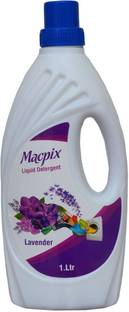 AB Procare Macpix Liquid Detergent 1L, Best for Front and Top Laod, Long Lasting Fragrance Lavender Liquid Detergent