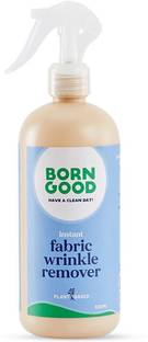 Born Good Plant Based Instant Fabric Wrinkle Remover Liquid Spray 500ml Multi-Fragrance Liquid Detergent