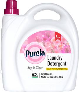 PURELA liquid detergent pink for all type of cloth, top load and front load machine Lily Liquid Detergent