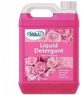 M&C liquid detergent pink for all type of cloth, top load and front load machine Rose Liquid Detergent