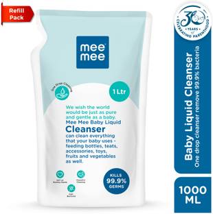 MeeMee Baby Cleanser Kills 99.9% Germs for Baby Accessories, Fruits, Toys & Veggies Liquid Detergent