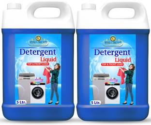 KYARA DREAMS Washing Machine Liquid Detergent 10 Ltr Blue Extra Softness Detergent Multi-Fragrance Liquid Detergent