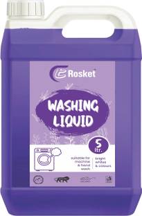 EROSKET Washing machine liquid detergent top load and front load -Purple (5 Ltr) Multi-Fragrance Liquid Detergent