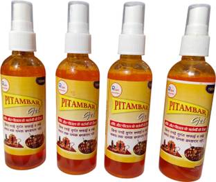 KESHRISALES PITAMBAR JEL LIQUID SPRAY 4 ×100ML Fresh Liquid Detergent