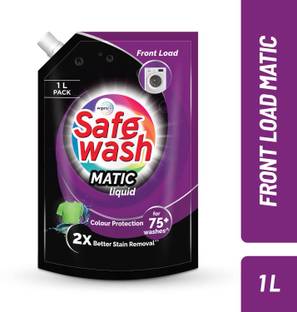 SafeWash by Wipro Front Load Matic With 2X Stain Removal Premium Fresh Liquid Detergent