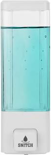 Snitch ABS Plastic Wall Mounted Soap Dispenser White 350 ml Conditioner, Gel, Liquid, Shampoo Dispenser