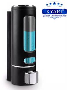 Kyari - EXTRA HEAVY Liquid Soap Dispenser ABS 400 ml for Hand Wash/ Body Wash/ Shampoo 350 ml Shampoo, Soap, Sanitizer Stand, Liquid, Conditioner, Gel, Foam Dispenser