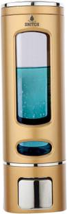 Snitch ABS Plastic Wall Mounted Soap Dispenser Capsule Gold 400 ml Conditioner, Gel, Liquid, Shampoo Dispenser