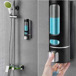 SOCHEP Black glossy 400 ml Liquid 400 ml Foam, Conditioner, Shampoo, Soap, Sanitizer Stand Dispenser