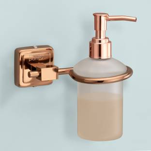 Impulse by Plantex Decan Rose Gold Hand wash Holder for wash Basin Liquid soap Dispenser-304 Steel 200 ml Liquid, Shampoo, Conditioner, Soap, Sanitizer Stand Dispenser