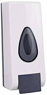Aster Square Shape Multi Purpose Wall Mounted Liquid Soap/Shampoo/Hand Wash/Conditioner/Sanitizer/Gel Dispenser for Home, Office Bathroom & Kitchen Sink(350 ml, Heavy Duty ABS, White Color)(Set of 1) 350 ml Liquid, Lotion, Shampoo, Sanitizer Stand Dispenser