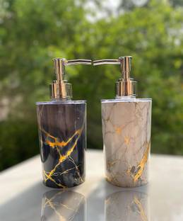 TRIBRAM Pack Of 2 Liquid Soap/Shampoo/Hand wash/Sanitizer/Lotion Dispenser Bottle 350 ml Liquid, Lotion, Shampoo Dispenser