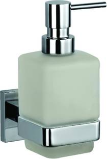 Jaquar Soap Dispenser with Glass Bottle Elegant Kubix Prime Design 300 ml Liquid Dispenser