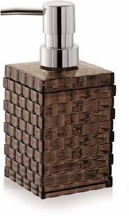 Lishonn Cuboid Shaped Liquid Soap Dispenser for Bathroom, Kitchen | Black | Pack of 01 | 400 ml Soap, Conditioner, Shampoo, Lotion, Liquid Dispenser