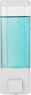 Pink Tokri ABS Wall Mount Multipurpose Transparent Liquid Dispenser For Kitchen & Bathroom 350 ml Gel, Conditioner, Liquid, Shampoo, Lotion, Soap Dispenser