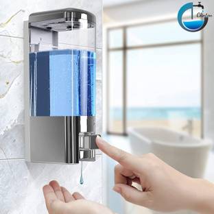 Clinton ABS Heavy Duty (500 ml) Liquid, Conditioner, Gel, Dispenser (Chrome) 400 ml Conditioner, Gel, Foam, Liquid, Lotion, Shampoo, Soap Dispenser