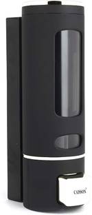 AMATRA Premium Quality Black Soap Dispenser (Set of 2) For Gel, Foam, Conditioner 400 ml Gel, Lotion, Foam, Conditioner Dispenser