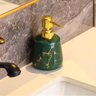 UMAI Ceramic Liquid Soap Dispenser 260 ml Liquid, Soap, Shampoo, Lotion, Gel, Foam, Conditioner Dispenser