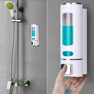 Pink Tokri LIquid dispenser wall mounted 400 ml Gel, Lotion, Soap, Shampoo, Liquid Dispenser