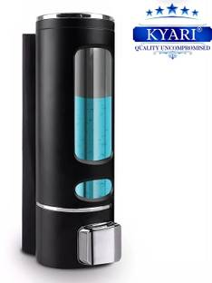 Kyari - EXTRA HEAVY Liquid Soap Dispenser ABS 400 ml for Hand Wash/ Body Wash/ Shampoo 350 ml Shampoo, Soap, Sanitizer Stand, Liquid, Conditioner, Gel, Foam Dispenser