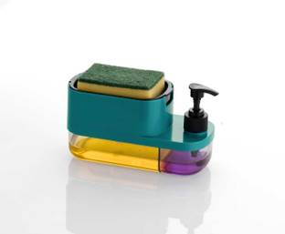 Rivihet 3 In 1 Hand wash & Liquid soap Dispenser with Pump and Sponge 500 ml Liquid Dispenser