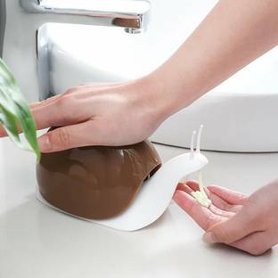 lOMESH Snail Soap Dispenser, for Hotel Bathroom Kitchen Restaurant 120 ml Liquid Dispenser