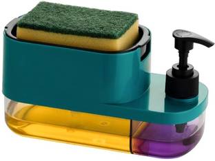 MAHADEV 3 in1 Soap Dispenser with Hand Liquid Dispenser Bathroom Accessories 650 ml Liquid Dispenser