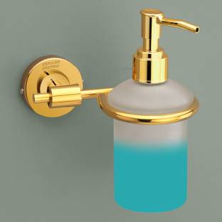 Impulse by Plantex 304 Grade Stainless Steel Daizy Hand Wash Dispenser-Pack of 1 (APS-952-PVD Gold) 200 ml Conditioner, Liquid, Soap, Shampoo Dispenser