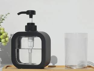 BELLERBIRD Pack of 1 Empty Bottle Liquid Dispenser for Bathroom Kitchen 300 ml Conditioner, Foam, Gel, Liquid, Lotion, Shampoo, Soap Dispenser