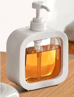 Craftbin Hand Wash Liquid Soap Dispenser for Bathroom Kitchen, Handwash Dispenser Bottle 300 ml Liquid, Soap, Shampoo, Lotion, Sanitizer Stand, Gel, Conditioner Dispenser