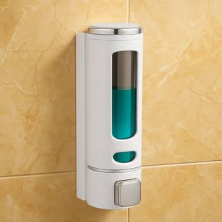 Snitch 400 ml ABS Plastic Wall Mounted Soap Dispenser 400 ml Conditioner, Gel, Liquid, Shampoo Dispenser