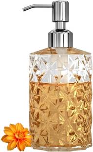 AHKIS Glass Soap Dispenser Bottle 400 ml Liquid Dispenser