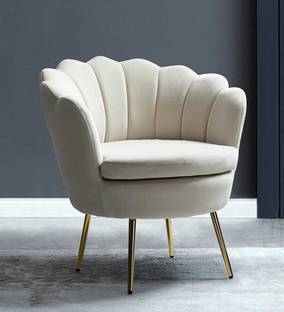Artesia Comfortable and Stylish Shell Back Accent Chair for Living Room or Bedroom Foam Living Room Chair