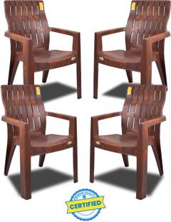 COMFORT Creation Sigma High back heavy duty Premium chair-Set of 4 Plastic Outdoor Chair