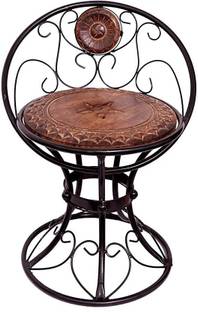 Unique handicraft in Model Wooden Iron Black Brown Garden Balcony Study Mooda/Visitor Chair Engineered Wood Outdoor Chair