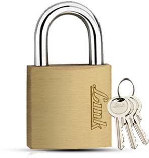 Link PT-20MM Lock | Padlock for Bag, Luggage, Suitcase, Backpack | Made In India Padlock