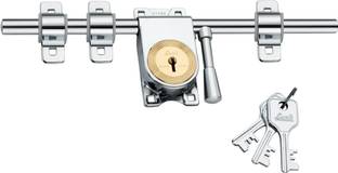 Link Rod Lock 14 inch | Stainless Steel Body | Brass Lever | Made in India Padlock