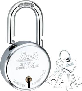 Link Smart 65mm Round |7 Levers|Double Locking|Hardened Shackle|50k Key Combination Padlock