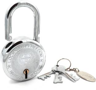 HARRISON T-26/BCP - Premium Round Padlock (9 Levers) with 3 No. Keys - 75 MM Padlock