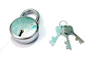 JAMM Wilson Taczo 6 Levers Pad Lock Size 50 MM with 3 Keys Lock